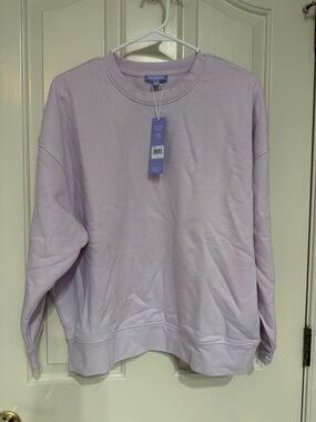 NWT XS Florence Lavender Crewneck Sweatshirt